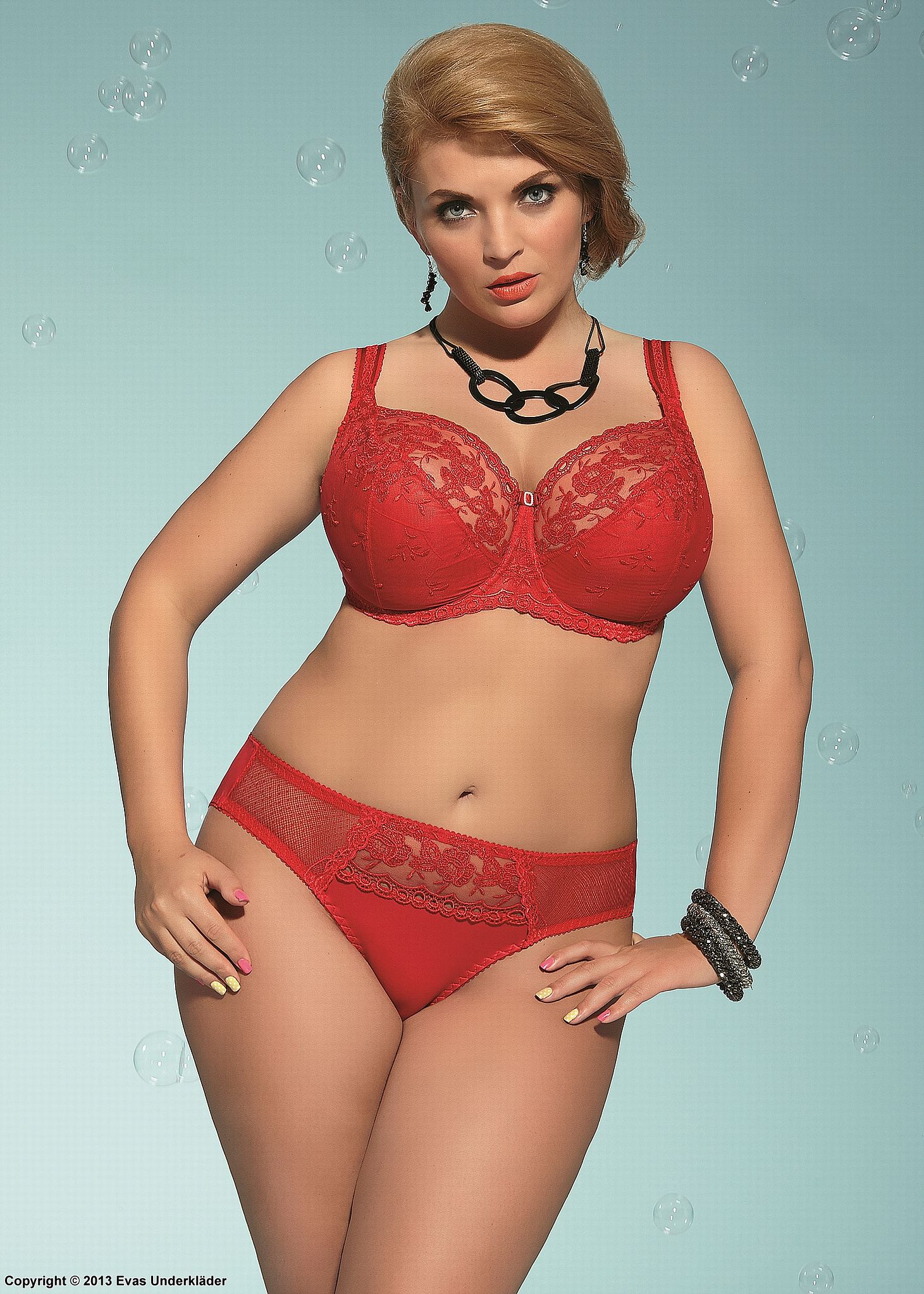 Classic briefs, sheer mesh, embroidery, subtle dotted pattern, plus size
